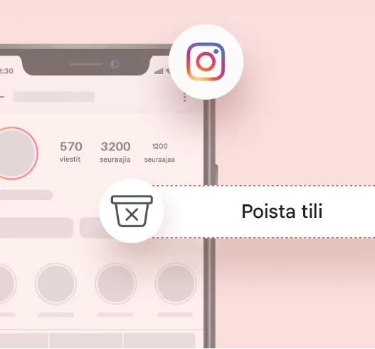 Kuinka poistaa Instagram-tilisi