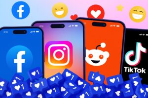 Instagram, TikTok, Facebook - mikä on suosituin sosiaalinen media