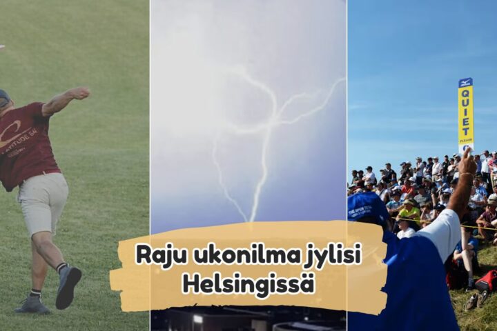 Raju ukonilma jylisi Helsingissä