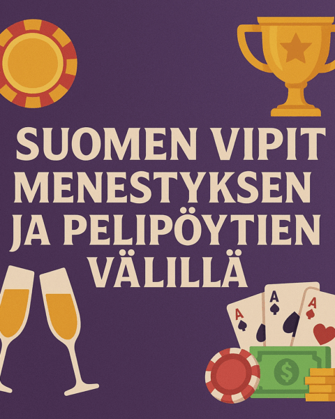 Suomen vipit menestyksen ja pelipöytien välillä
