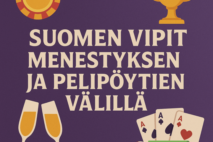 Suomen vipit menestyksen ja pelipöytien välillä