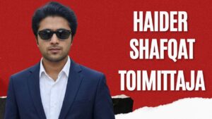 Haider Shafqat – Suomessa toimiva toimittaja, jonka työssä korostuvat tarkkuus ja konteksti 3 Haider Shafqat Toimittaja